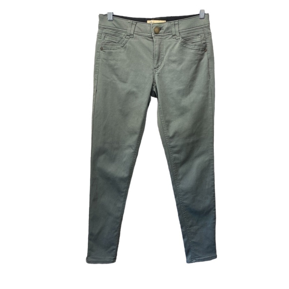 Democracy Ab Technology Greyish Olive Skinny Leg Pants Sz 4
